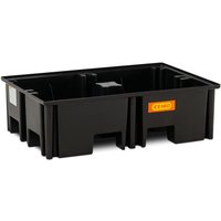 CEMO Palettenauffangwanne 220/2, für 1 Palette 1.200 x 800 mm, Auffangvolumen 220 l, ohne Rost von CEMO