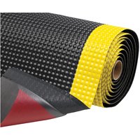 NoTrax Anti-Ermüdungsmatte aus PVC, Mikrozellen-Vinyl-Rückseite, BxT 600 x 910 mm, schwarz/gelb von NoTrax