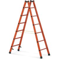 ZARGES Vollkunststoff-Sprossenleiter, 2-seitig begehbar, Standhöhe 1,65 m ZARGES Vollkunststoff-Sprossenleiter, 2-seitig begehbar, Standhöhe 1,65 m von ZARGES