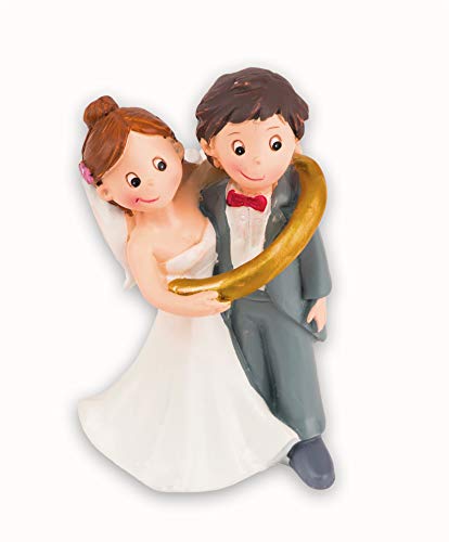 Bride Bridal Couple with Ring Cake Topper ***Table Decoration von Hochzeit Dekoration