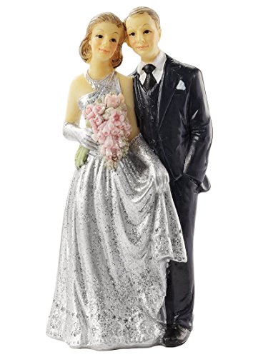 Silberhochzeitspaar * Silberhochzeit * Tortendekoration von Hochzeit Dekoration