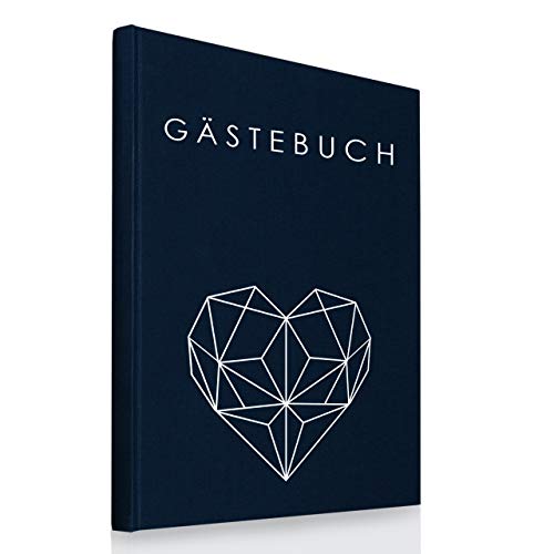Gästebuch Hochzeit Serie Geometric (Dunkelblau) von Hochzeitideal