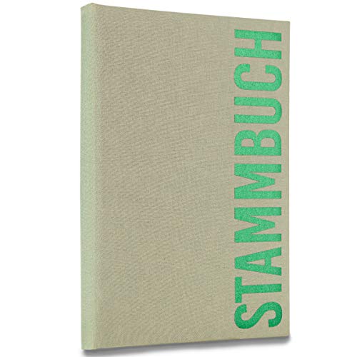 Hochzeitideal – Stammbuch der Familie Serie Alto blassgrün 21,0 cm x 15,0 cm - Buchbinderleinen Stammbuch Hochzeit - Familienbuch Standesamt mit 6-Fach Ringmechanik für Urkunden mit Behördenlochung von Hochzeitideal