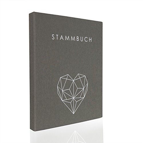 Hochzeitideal – Stammbuch der Familie Serie Geometric grau DIN A5 - Buchbinderleinen Stammbuch Hochzeit - Familienbuch Standesamt mit 4-fach Ringmechanik 3 Klarsichthüllen Hochzeitideal – Stammbuch der Familie Serie Geometric grau DIN A5 - Buchbinderleinen Stammbuch Hochzeit - Familienbuch Standesamt mit 4-fach Ringmechanik 3 Klarsichthüllen von Hochzeitideal