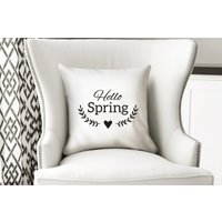 Kissenbezug | Hello Spring Boho Sofakissen Dekokissen Kissenhülle 50x 50 cm O. 40x 40cm Kissenbezug | Hello Spring Boho Sofakissen Dekokissen Kissenhülle 50x 50 cm O. 40x 40cm von Hochzeitideal