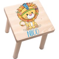 Personalisierter Kinderhocker | Kinderstuhl Löwe Junge Mit Namen + Datum Geburtstagsgeschenk Holzhocker Kinder Holz Personalisierter Kinderhocker | Kinderstuhl Löwe Junge Mit Namen + Datum Geburtstagsgeschenk Holzhocker Kinder Holz von Hochzeitideal