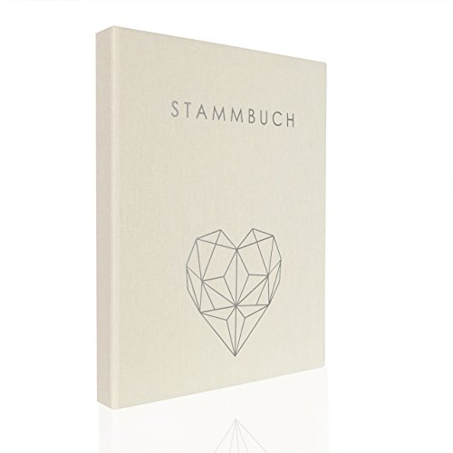 Stammbuch der Familie Serie Hochzeitideal – Stammbuch Serie Geometric creme DIN A5 - Buchbinderleinen Stammbuch Hochzeit - Familienbuch Standesamt mit 4-fach Ringmechanik 3 Klarsichthüllen A5 creme Stammbuch der Familie Serie Hochzeitideal – Stammbuch Serie Geometric creme DIN A5 - Buchbinderleinen Stammbuch Hochzeit - Familienbuch Standesamt mit 4-fach Ringmechanik 3 Klarsichthüllen A5 creme von Hochzeitideal