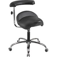 meychair Arbeitsdrehstuhl Comfort-Hocker, Kunstleder-Sattelsitz, Sitzhöhe 430-520 mm von meychair