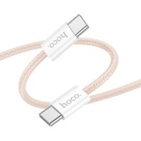 HOCO Schnellladekabel Datenkabel Typ C auf Typ C 60W X104 2m rosa von Hoco