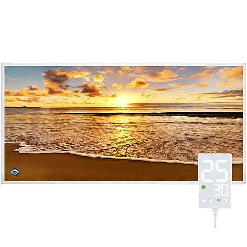 Hocosyme Infrarotheizung Bild 8000 Watt, Infrarotheizung Wandmontage mit Thermostat,Wochentimer - Elektroheizung mit Überhitzungsschutz - TÜV - Strand. Hocosyme Infrarotheizung Bild 8000 Watt, Infrarotheizung Wandmontage mit Thermostat,Wochentimer - Elektroheizung mit Überhitzungsschutz - TÜV - Strand. von Hocosyme