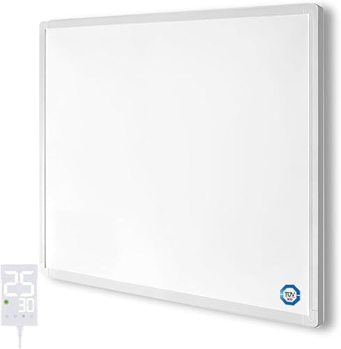 Hocosyme Infrarotheizung mit Thermostat 1200 Watt, Infrarotheizung Wandmontage - 1-3 Min auf Betriebstemperatur bis 120 Grad - TÜV - Touch-Thermostat - 𝟭𝟬 𝐉𝐀𝐇𝐑𝐄 𝐆𝐀𝐑𝐀𝐍𝐓𝐈𝐄 von Hocosyme