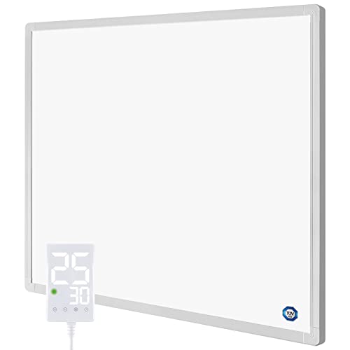 Hocosyme Infrarotheizung mit Thermostat 300 Watt, Infrarotheizung Wandmontage - 1-3 Min auf Betriebstemperatur bis 120 Grad - TÜV - Touch-Thermostat von Hocosyme