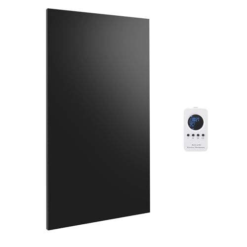 Hocosyme Infrarotheizung mit Thermostat 580 Watt, Infrarotheizung Wandmontage bis 120 Grad Celsius für 5-10㎡ - 1-3 Min auf Betriebstemperatur - TÜV- mit Fernbedienung BNF-WK-580W von Hocosyme
