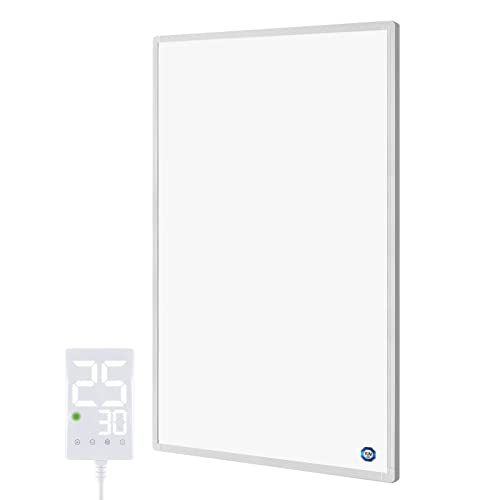 Hocosyme Infrarotheizung mit Thermostat 600 Watt, Infrarotheizung Wandmontage - 1-3 Min auf Betriebstemperatur bis 120 Grad - TÜV - Touch-Thermostat - 𝟭𝟬 𝐉𝐀𝐇𝐑𝐄 𝐆𝐀𝐑𝐀𝐍𝐓𝐈𝐄. von Hocosyme