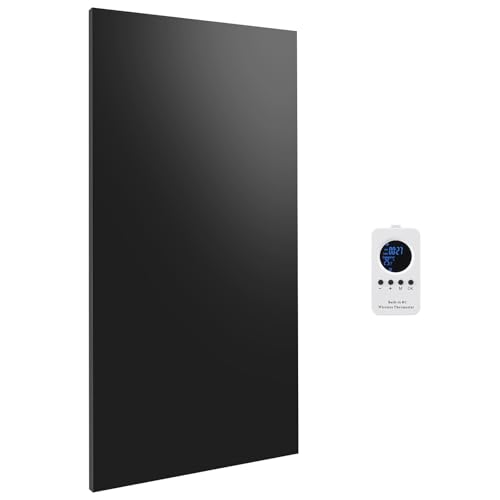 Hocosyme Infrarotheizung mit Thermostat 630 Watt, Infrarotheizung Wandmontage bis 120 Grad Celsius für 5-10㎡ - 1-3 Min auf Betriebstemperatur - TÜV- mit Fernbedienung BNF-WK-630W von Hocosyme