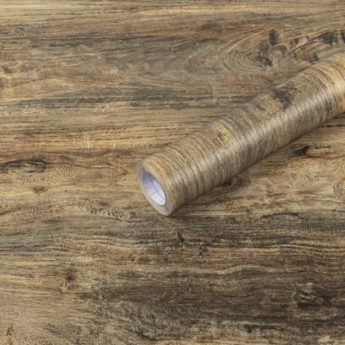 Hode Klebefolie Möbel Holzoptik, Möbelfolie Holzoptik Braun 30x200cm, Selbstklebende Folie Holz, Tapete Selbstklebend Holzfolie für Möbel Fensterbank Küchenschrank Hode Klebefolie Möbel Holzoptik, Möbelfolie Holzoptik Braun 30x200cm, Selbstklebende Folie Holz, Tapete Selbstklebend Holzfolie für Möbel Fensterbank Küchenschrank von Hode