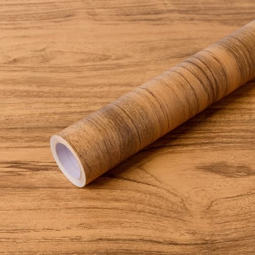 Hode Klebefolie Möbel Möbelfolie Holzoptik Selbstklebend, Holzfolie Schrankfolien Selbstklebende Folie für Möbel Arbeitsplatte Küche, Tapete Holz Braun Eiche 40x300cm Hode Klebefolie Möbel Möbelfolie Holzoptik Selbstklebend, Holzfolie Schrankfolien Selbstklebende Folie für Möbel Arbeitsplatte Küche, Tapete Holz Braun Eiche 40x300cm von Hode