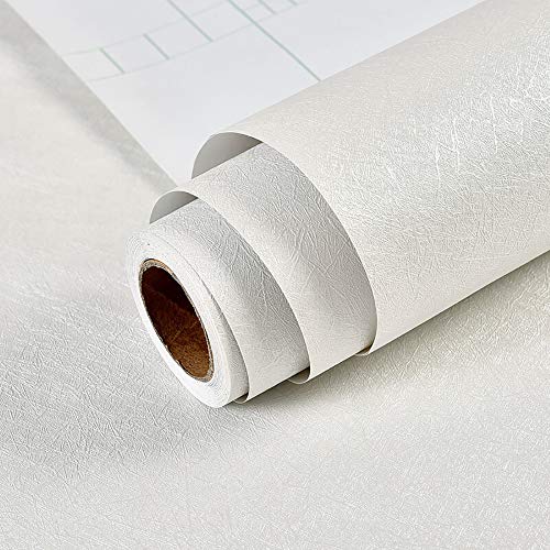 Hode Klebefolie Möbel Möbelfolie Selbstklebende Weiße Folie Dekorfolie für Tür Küche Küchenschrank Fensterbank Schrank Schminktisch PVC 40X300cm Hode Klebefolie Möbel Möbelfolie Selbstklebende Weiße Folie Dekorfolie für Tür Küche Küchenschrank Fensterbank Schrank Schminktisch PVC 40X300cm von Hode