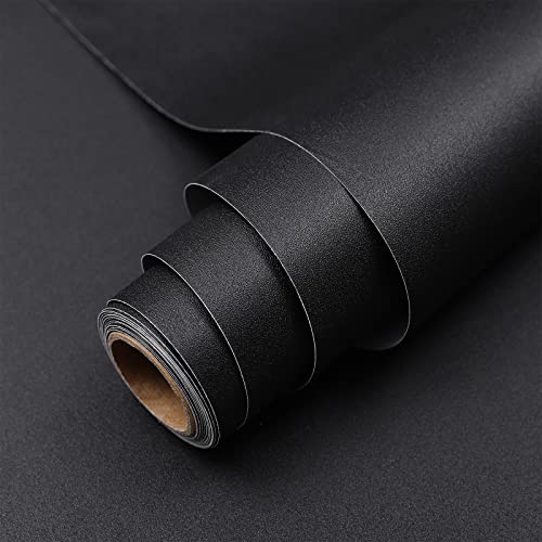 Hode Klebefolie Möbel Schwarz Matt 40X300cm, Möbelfolie Schwarz Selbstklebende Folie für Möbel, Selbstklebende Tapete Schwarze Schrank Fensterbank Modern Hode Klebefolie Möbel Schwarz Matt 40X300cm, Möbelfolie Schwarz Selbstklebende Folie für Möbel, Selbstklebende Tapete Schwarze Schrank Fensterbank Modern von Hode