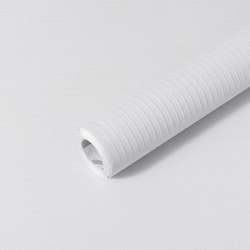 Hode Klebefolie Möbel Weiß Matt 40x1000cm, Möbelfolie Selbstklebend Tapete, Klebefolie Küchenfront Wasserdicht, Küchenfolie für Wände Fensterbank Dekorfolie Modern Tapeten von Hode