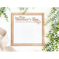 Muttertag Handabdruck Schild | Geschenkset Muttertagskarte Hands Down Muttertagsschild Muttertagsgeschenk Für Oma von HodgeMill