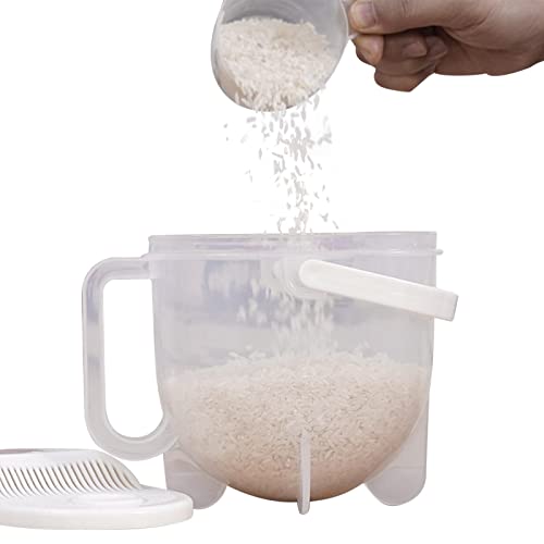 Hods 2 Pcs Reis-Waschschüssel - Reisabtropfsieb mit Griff,Zubehör für Küchenspülmaschinen zum Waschen von Gemüse, Obst, Reis, Getreide von Hods