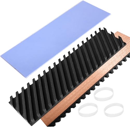 Hodyludy M.2 2280 SSD Kühlkörper, 70 x 20 x 3 mm, reinem Kupfer mit Graphen - Beschichtung, Laptop NVMe M.2 Kühlkörper mit Silikon Wärmeleitpad für 2280 M2 SSD Laptop Hodyludy M.2 2280 SSD Kühlkörper, 70 x 20 x 3 mm, reinem Kupfer mit Graphen - Beschichtung, Laptop NVMe M.2 Kühlkörper mit Silikon Wärmeleitpad für 2280 M2 SSD Laptop von Hodyludy