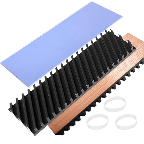 Hodyludy M.2 2280 SSD Kühlkörper, 70 x 20 x 4 mm, reinem Kupfer mit Graphen - Beschichtung, Laptop NVMe M.2 Kühlkörper mit Silikon Wärmeleitpad für 2280 M2 SSD Laptop Hodyludy M.2 2280 SSD Kühlkörper, 70 x 20 x 4 mm, reinem Kupfer mit Graphen - Beschichtung, Laptop NVMe M.2 Kühlkörper mit Silikon Wärmeleitpad für 2280 M2 SSD Laptop von Hodyludy