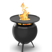 Höfats - Moon 45 All Black Plancha Grillset Niedrig von Höfats