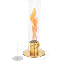 Höfats Spin 900 Tischfeuer & Windlicht Gold von Höfats