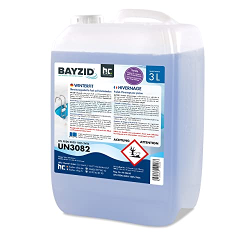 1 x 3 L Pool Wintermittel - BAYZID Winterfit Überwinterungskonzentrat für Schwimmbad und Pool von Höfer Chemie, Tablette von Höfer Chemie