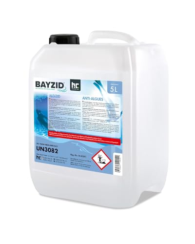 Höfer Chemie 5 L BAYZID® Pool Algizid Algenverhütung - Präventives Anti Algenmittel für Schwimmbad & Pool - gegen Algen von Höfer Chemie