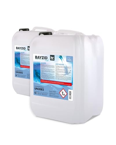 2x10 L BAYZID® Pool Algizid Algenverhütung - Präventives Anti Algenmittel für Schwimmbad & Pool - gegen Algen von Höfer Chemie
