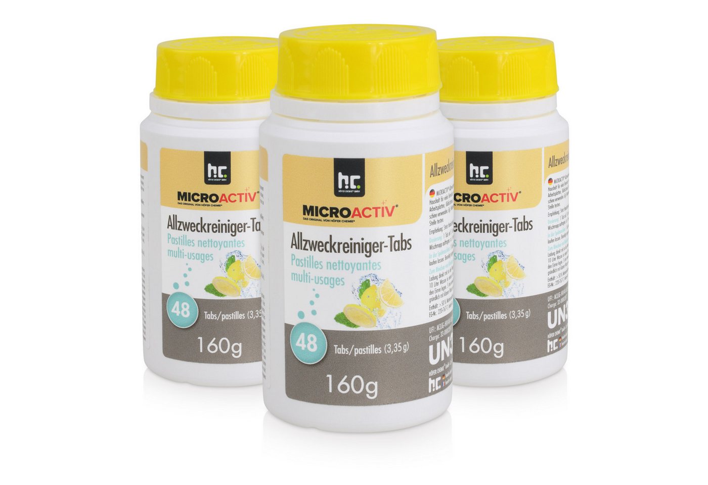 Höfer Chemie GmbH 3x 160 g Microactiv® Allzweckreiniger Tabs Grundreiniger von Höfer Chemie GmbH