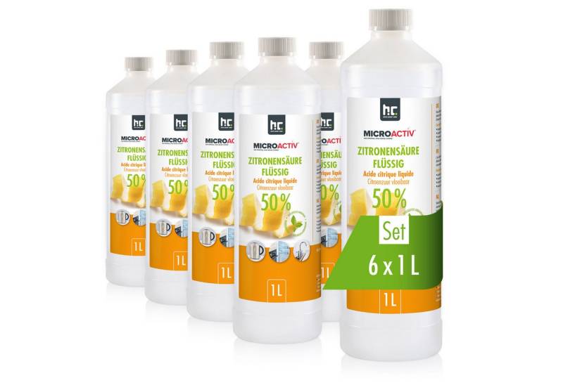 Höfer Chemie GmbH 6x 1 L Microactiv® Zitronensäure 50% flüssig Grundreiniger Höfer Chemie GmbH 6x 1 L Microactiv® Zitronensäure 50% flüssig Grundreiniger von Höfer Chemie GmbH