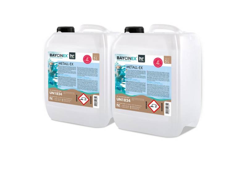 Höfer Chemie GmbH Poolpflege 2x 5 L BAYCINEX® Metall-Ex im praktischen Kanister von Höfer Chemie GmbH
