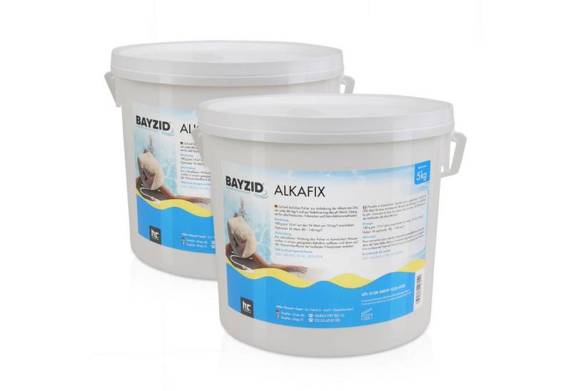 Höfer Chemie GmbH Poolpflege 2x 5 kg BAYZID® Alkafix zur Anhebung der Alkalinität (TA) von Höfer Chemie GmbH