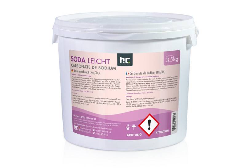 Höfer Chemie GmbH Poolpflege 3,5 kg Natriumcarbonat (Soda) leicht technische Qualität von Höfer Chemie GmbH