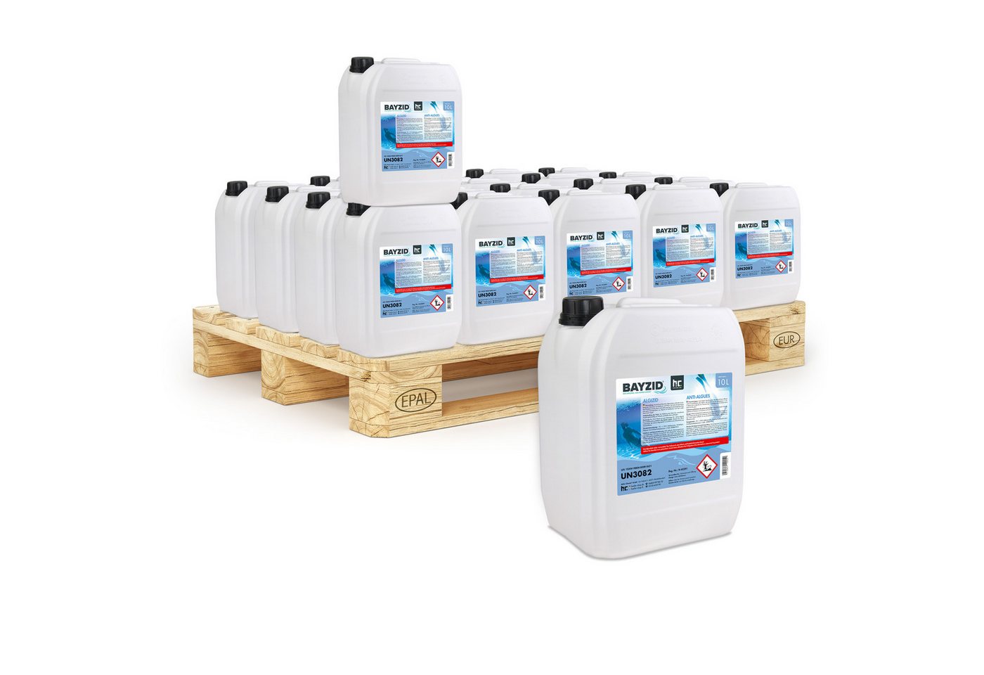 Höfer Chemie GmbH Poolpflege 40x 10 L BAYZID® Algizid Algenverhütung von Höfer Chemie GmbH