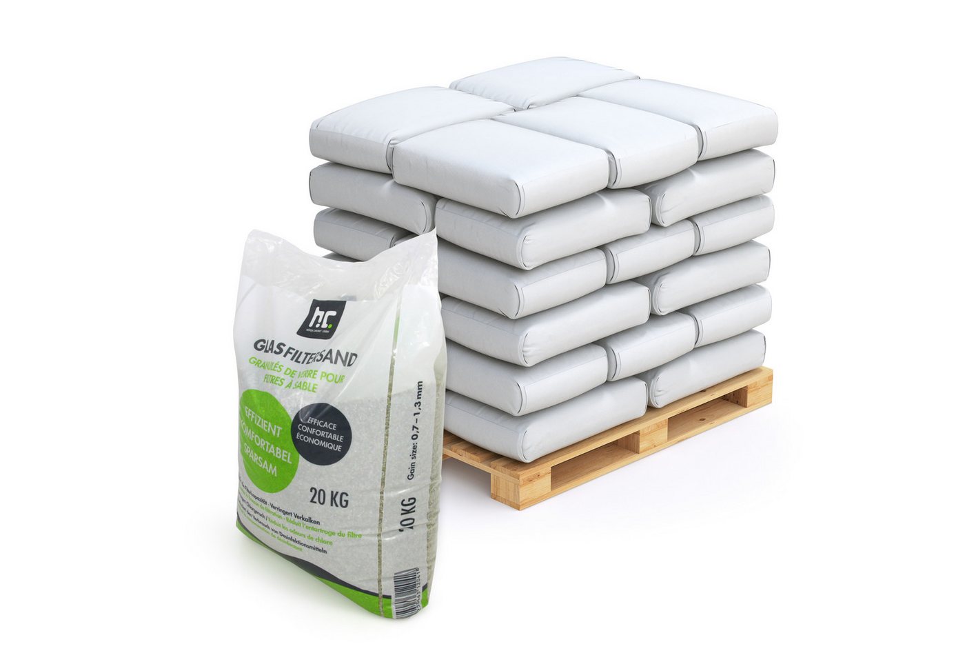 Höfer Chemie GmbH Poolpflege 40x 20kg Spezial Glasgranulat für Sandfilter 0,7-1,3mm Körnung Höfer Chemie GmbH Poolpflege 40x 20kg Spezial Glasgranulat für Sandfilter 0,7-1,3mm Körnung von Höfer Chemie GmbH