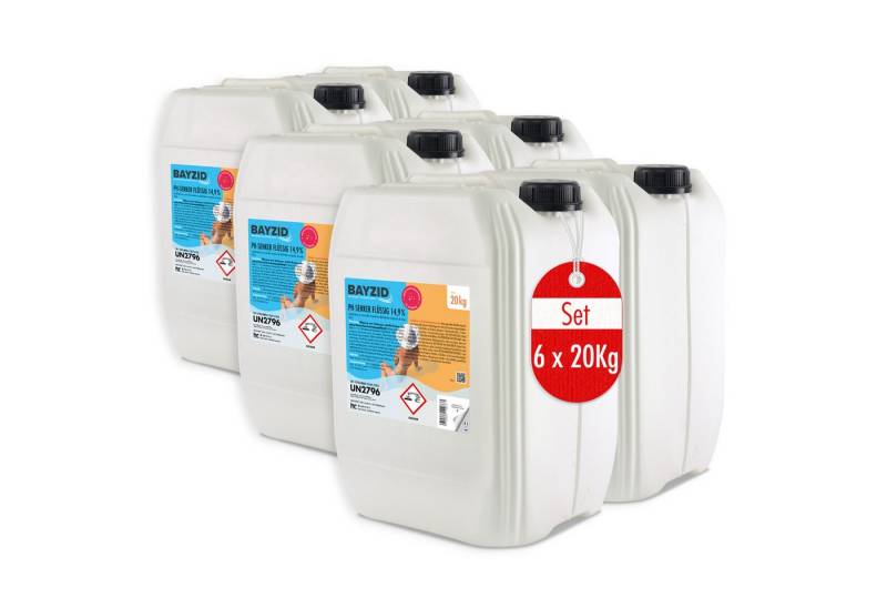 Höfer Chemie GmbH Poolpflege 6x 20 kg BAYZID® pH Minus flüssig 14,9% von Höfer Chemie GmbH
