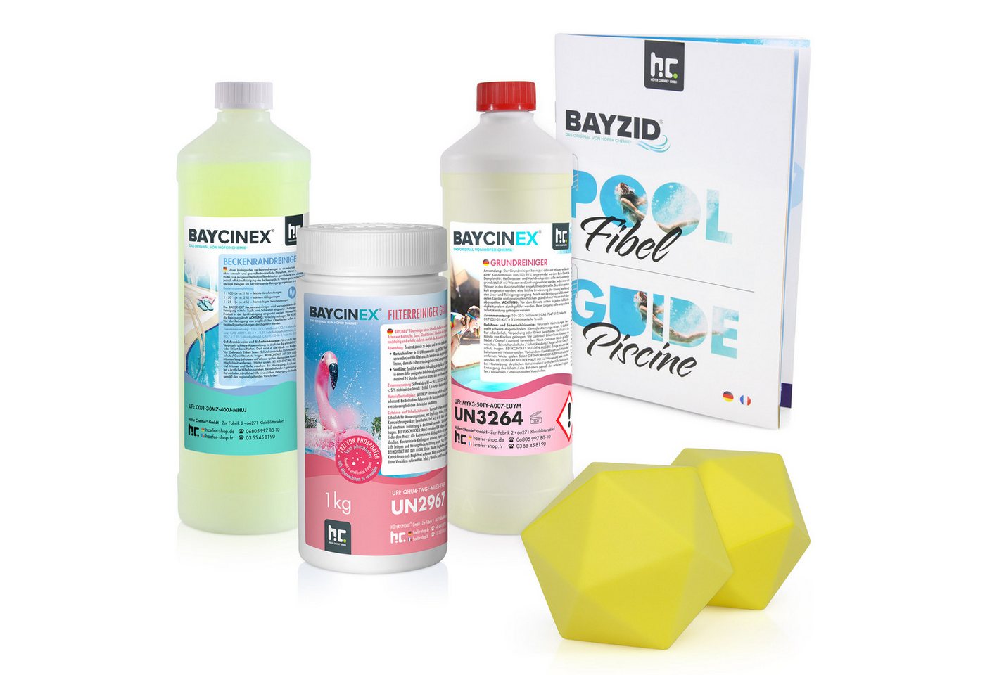 Höfer Chemie GmbH Poolpflege BAYCINEX® Poolreiniger Set von Höfer Chemie GmbH