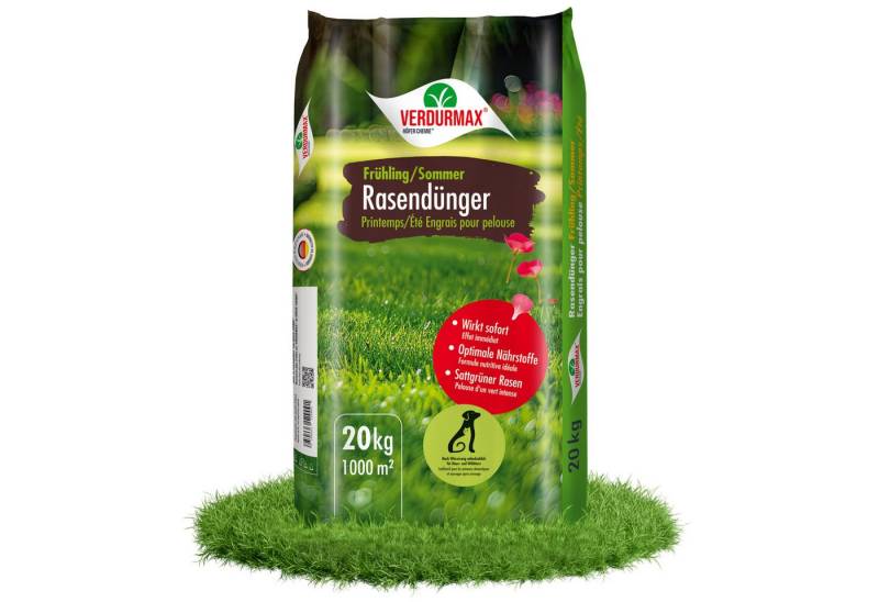 Höfer Chemie GmbH Rasendünger 20 kg VERDURMAX® Rasendünger Frühling / Sommer, 1-St. von Höfer Chemie GmbH