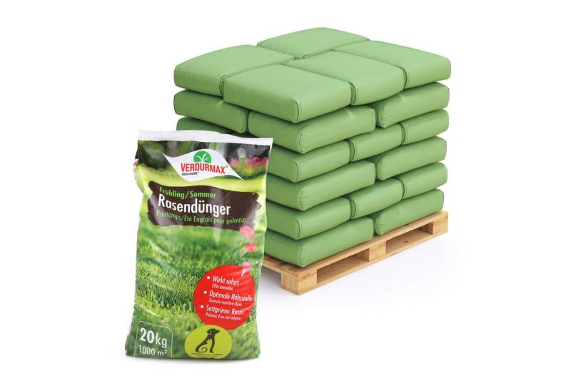 Höfer Chemie GmbH Rasendünger 40 x 20 kg VERDURMAX® Rasendünger Frühling / Sommer, 40-St. von Höfer Chemie GmbH