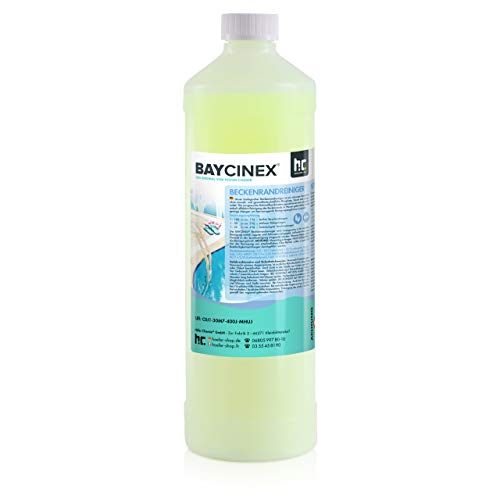 Höfer Chemie - 1 L BAYCINEX® Beckenrandreiniger alkalisch für Pool & Schwimmbad - in handlichen 1 L Flaschen von Höfer Chemie