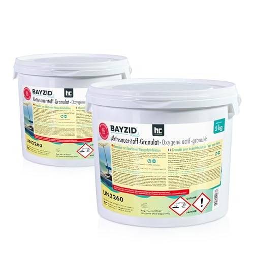 2 x 5 kg BAYZID® Aktivsauerstoff Granulat für Pools - Schwimmbadpflege ohne Chlor von Höfer Chemie
