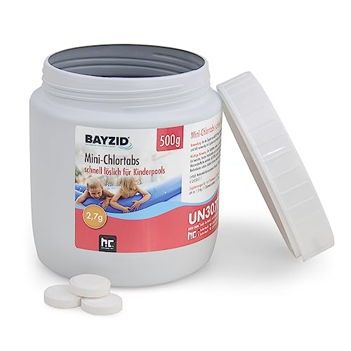 2 x 500 g BAYZID® Mini - Chlortabs 2,7 g schnell löslich geeignet für kleine Pools, Whirlpools und Planschbecken von Höfer Chemie