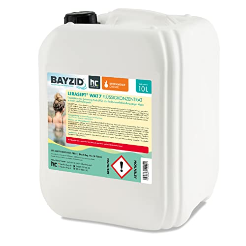 20 Liter 2 x 10 L Lerasept® WAT 7 für Pool - Aktivsauerstoff für Pools & Whirlpools - zur Chlorfreien Wasserdesinfektion von Schwimmbädern von Höfer Chemie