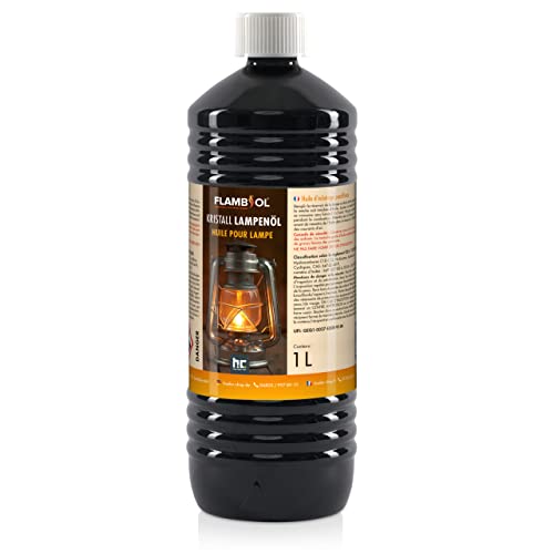 Höfer Chemie 1 Liter FLAMBIOL® Lampenöl für Öl-Lampen, Petroleum Lampen & Gartenfackeln von Höfer Chemie
