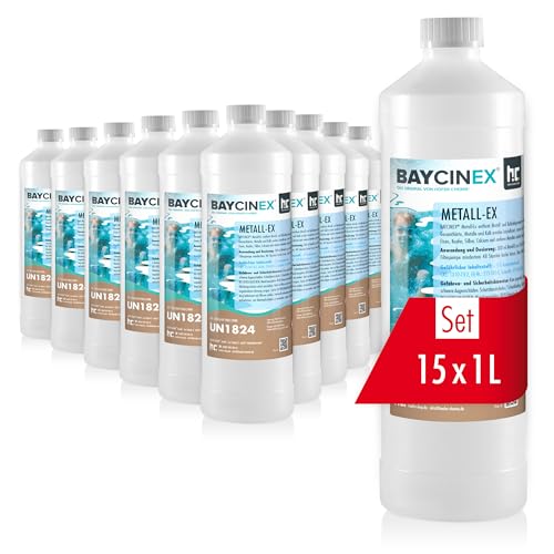 15 x 1 L Metall-Ex für Pools handlichen 1 L Flasche von Höfer Chemie